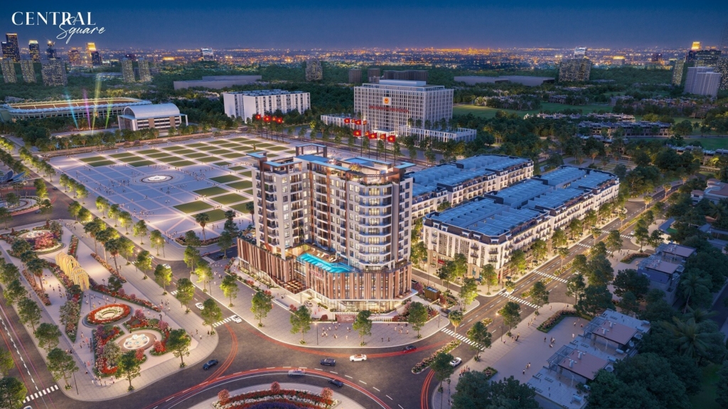 Phối cảnh chung cư Central Square Phổ Yên