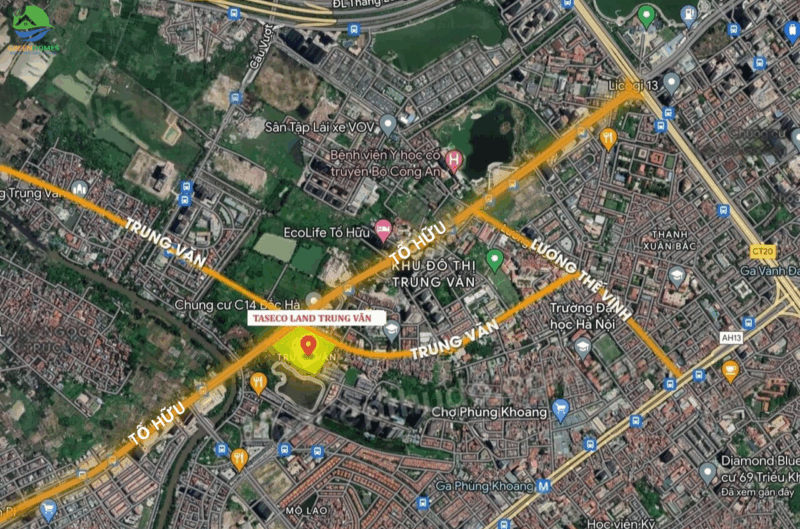 Hạ tầng quanh Taseco Trung Văn
