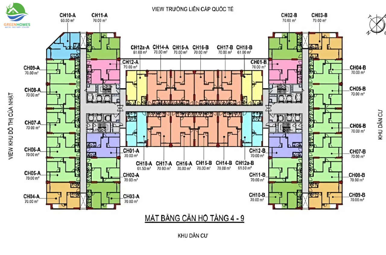 Mặt bằng Nhà ở xã hội Bảo Ngọc City (IEC Bảo Ngọc City)