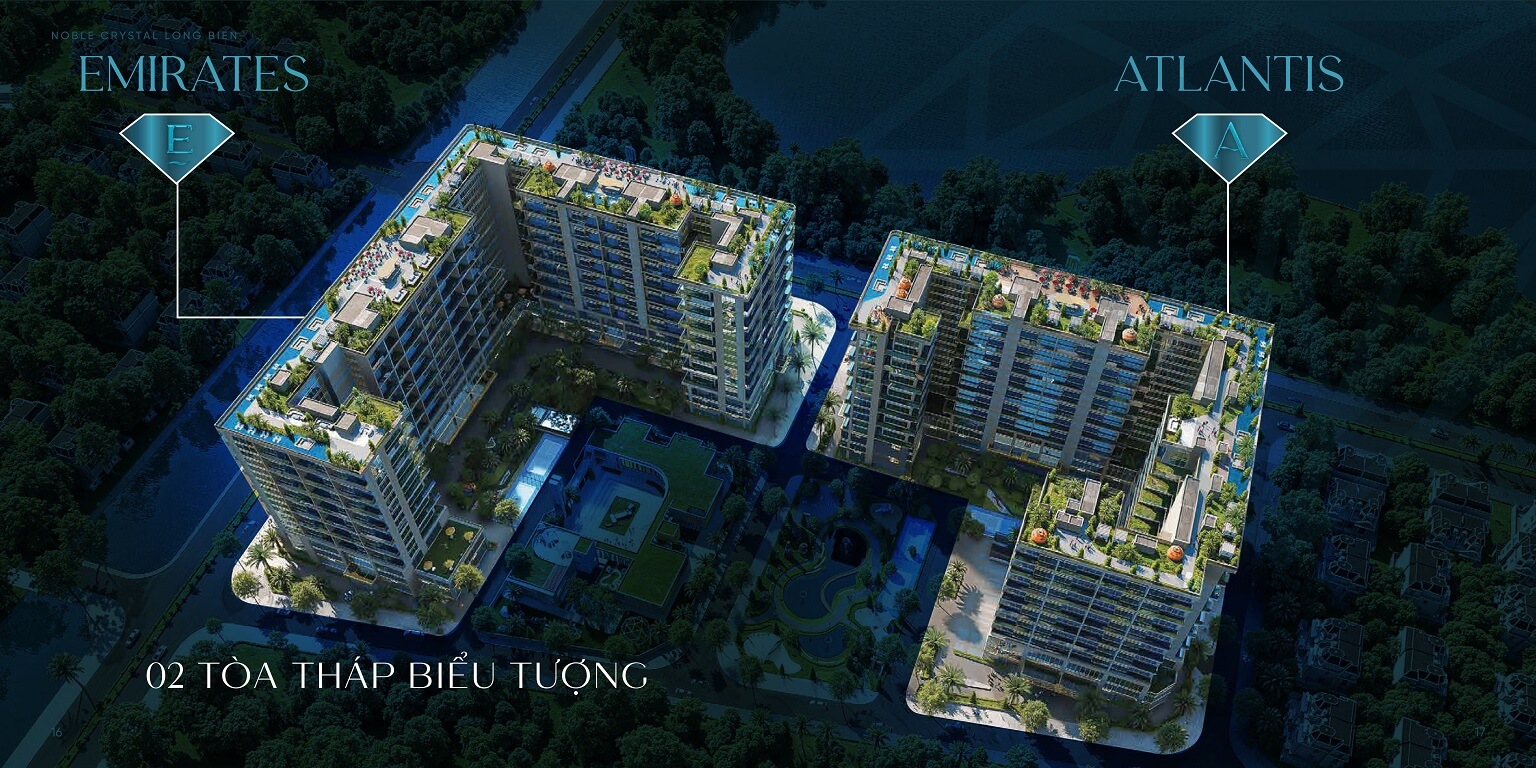 Mặt bằng quy hoạch Noble Crystal Long Biên