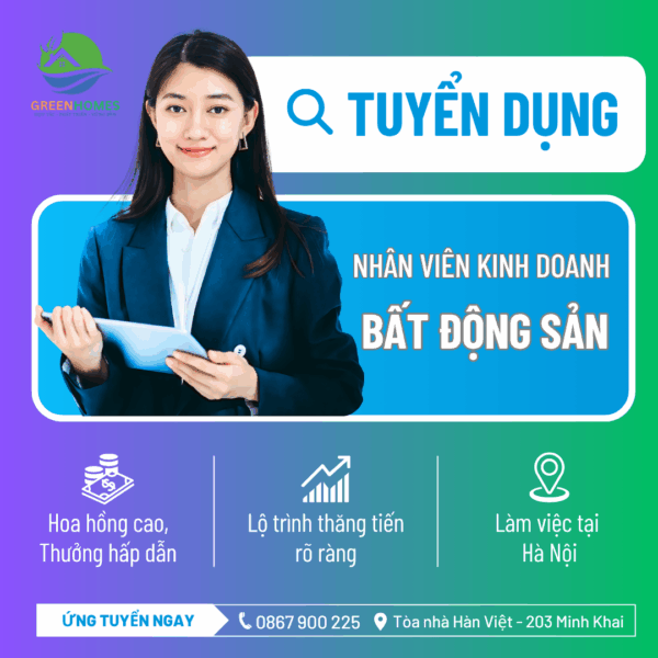 Tuyển dụng NVKD Bất động sản
