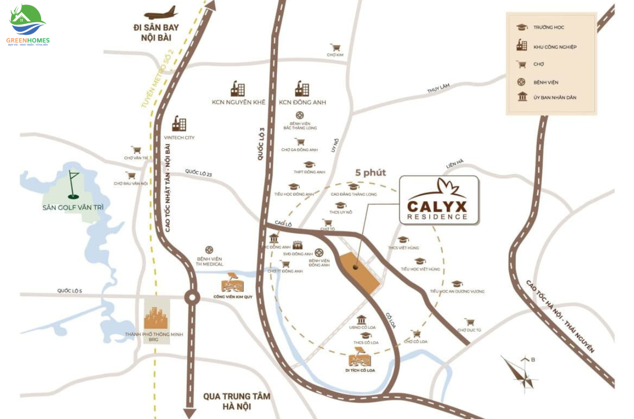 Vị trí dự án nhà ở xã hội Uy Nỗ Đông Anh