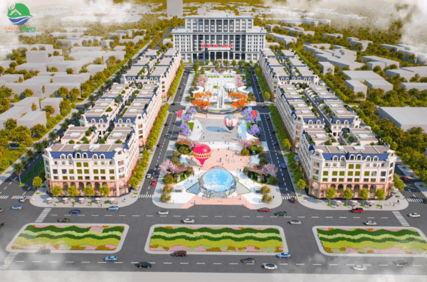 Shophouse phố đi bộ Thái Nguyên - Central Square Thái Nguyên